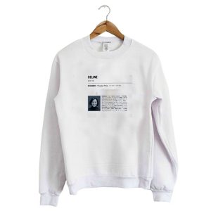 Celine Designer Phoebe Philo Sweatshirt (BSM)