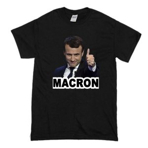 Emmanuel Macron Black T Shirt (BSM)