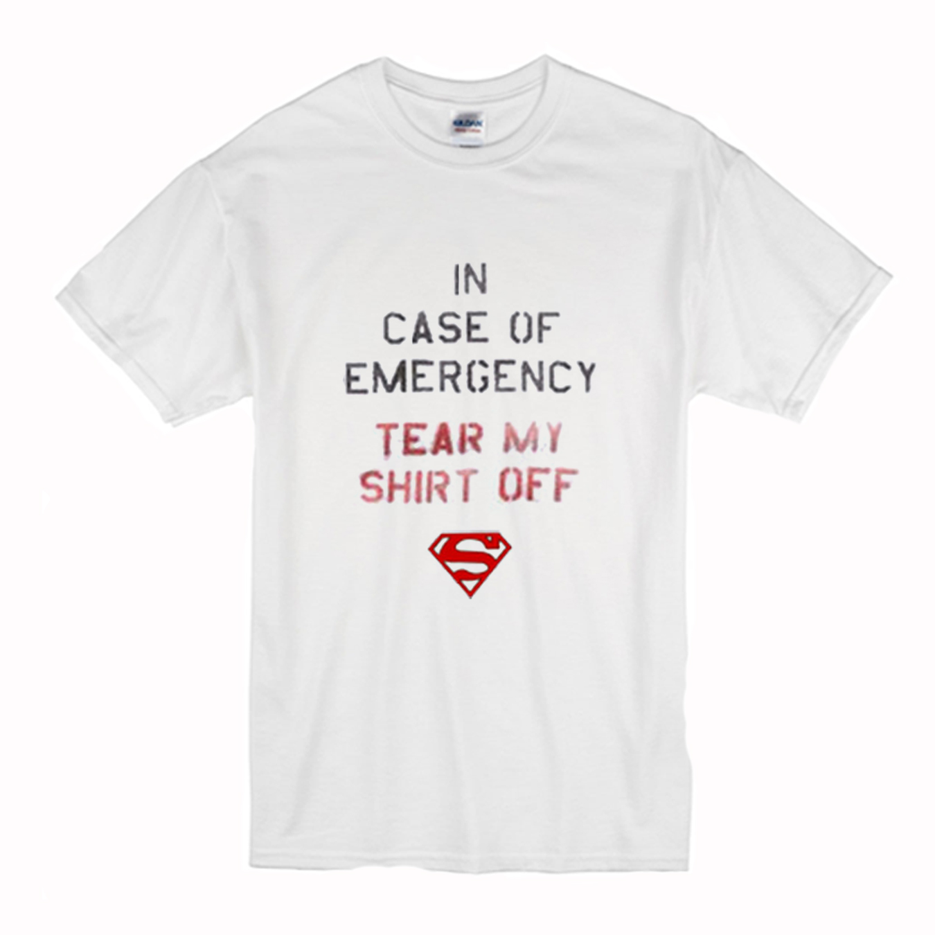 In Case of Emergency Tear My Shirt Off T-Shirt (BSM)