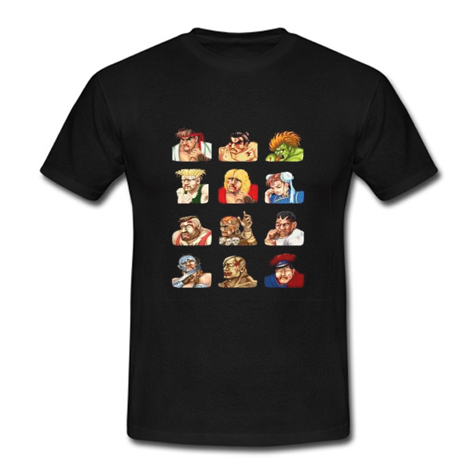 Street Fighter 2 Continue Faces T Shirt (BSM)