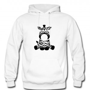 Wearing Glasses Zebra Teacher Hoodie (BSM)