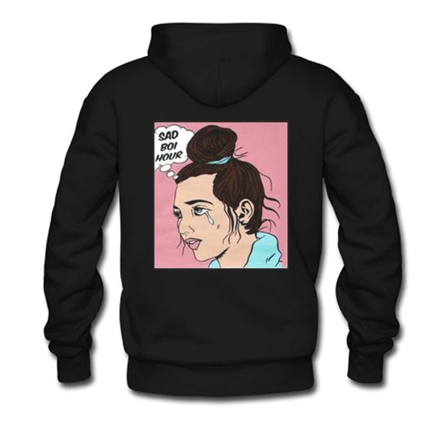 Emma Chamberlain sad boi hour hoodie Back (BSM)