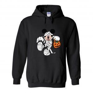 Mickey Mouse Mommy Trick And Treat Halloween Hoodie (BSM)