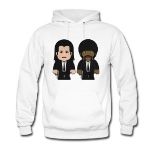 Pulp Fiction Vincent Vega Jules Winnfield Cartoon Hoodie (BSM)