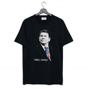 Ronald Reagan I Smell Hippies T-Shirt (BSM)