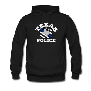 Texas police graphic design Hoodie (BSM)