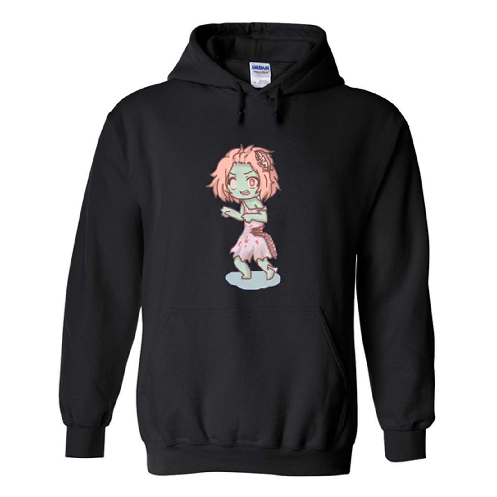 Zombie girl anime Hoodie (BSM)