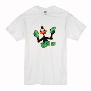 Daffy Duck Stacking Money T Shirt (BSM)