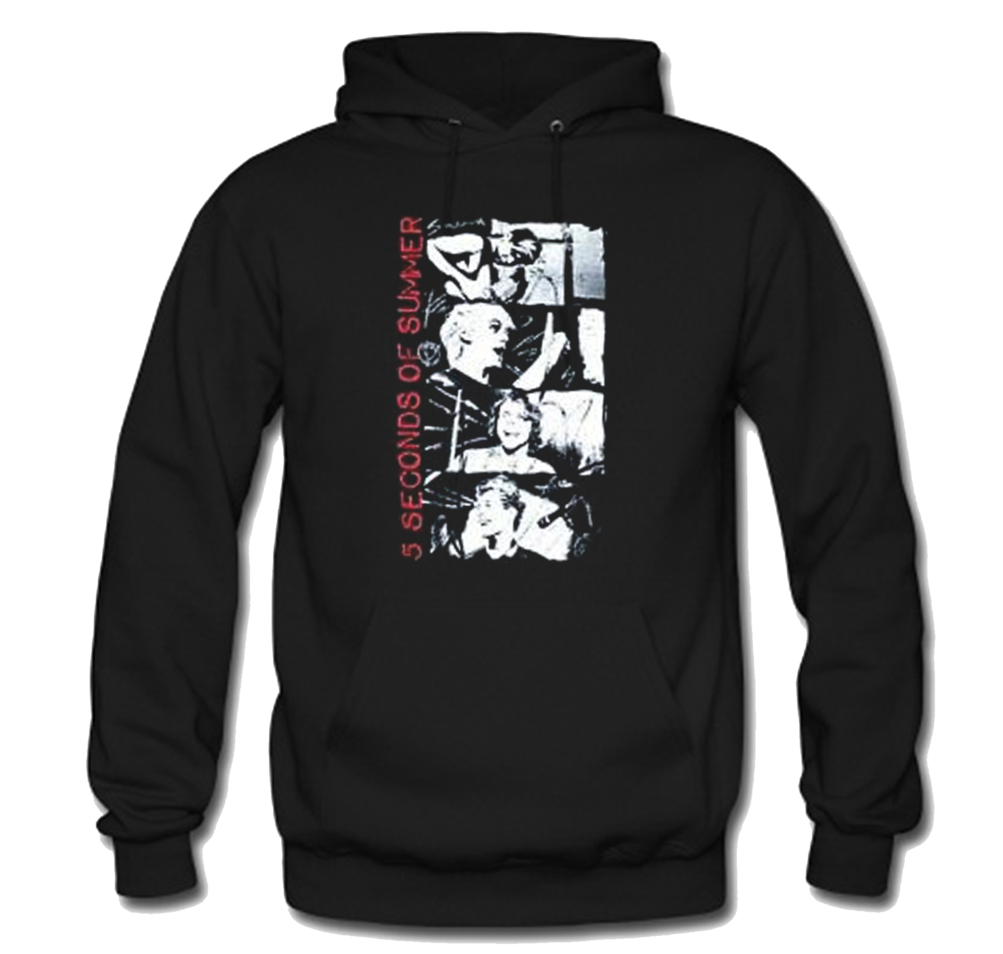Details about 5 Seconds Of Summer Stacked Hoodie (BSM)
