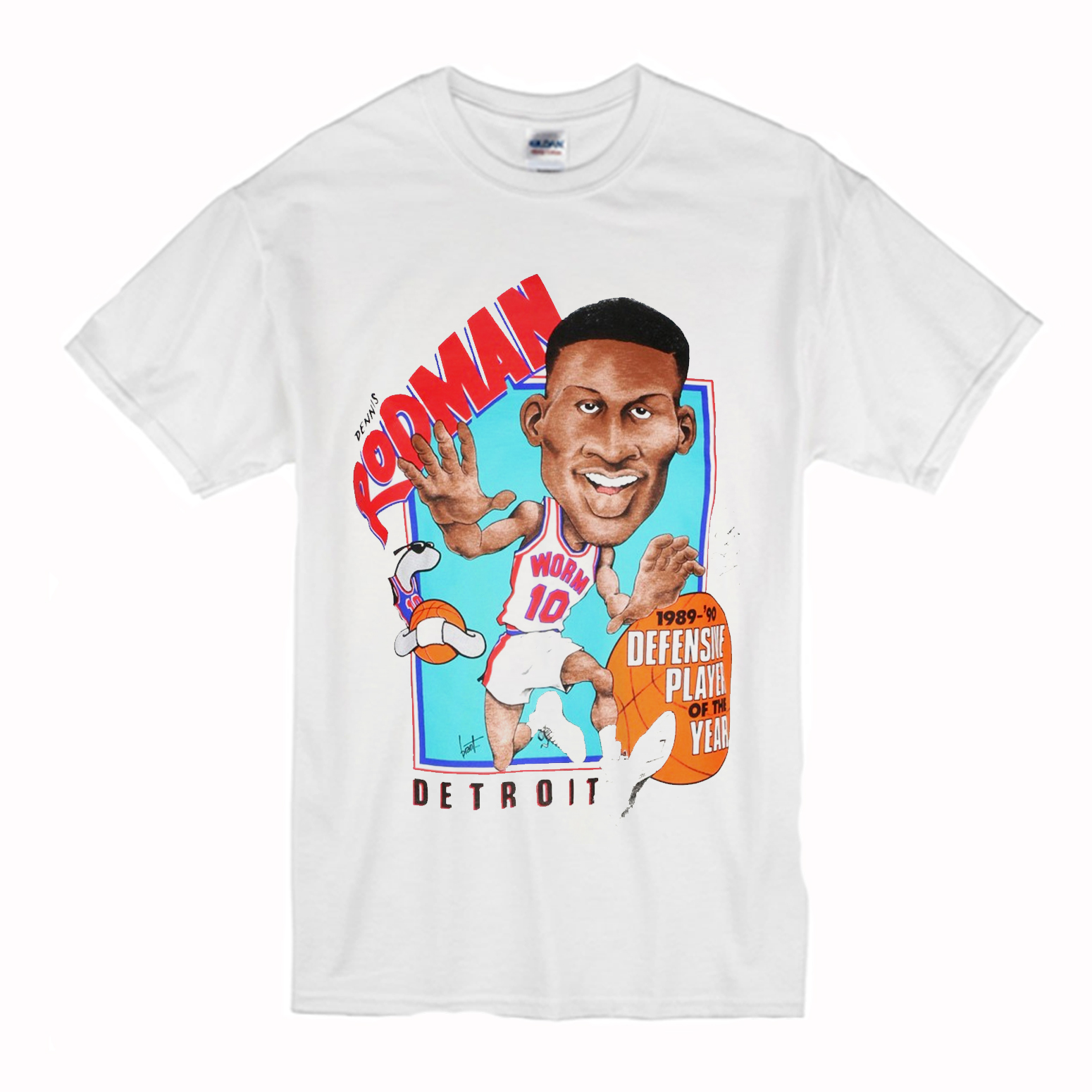 Detroit Bad Boys Dennis Rodman T-Shirt (BSM)