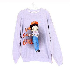 90s BETTY BOOP u go girl Sweatshirt (BSM)