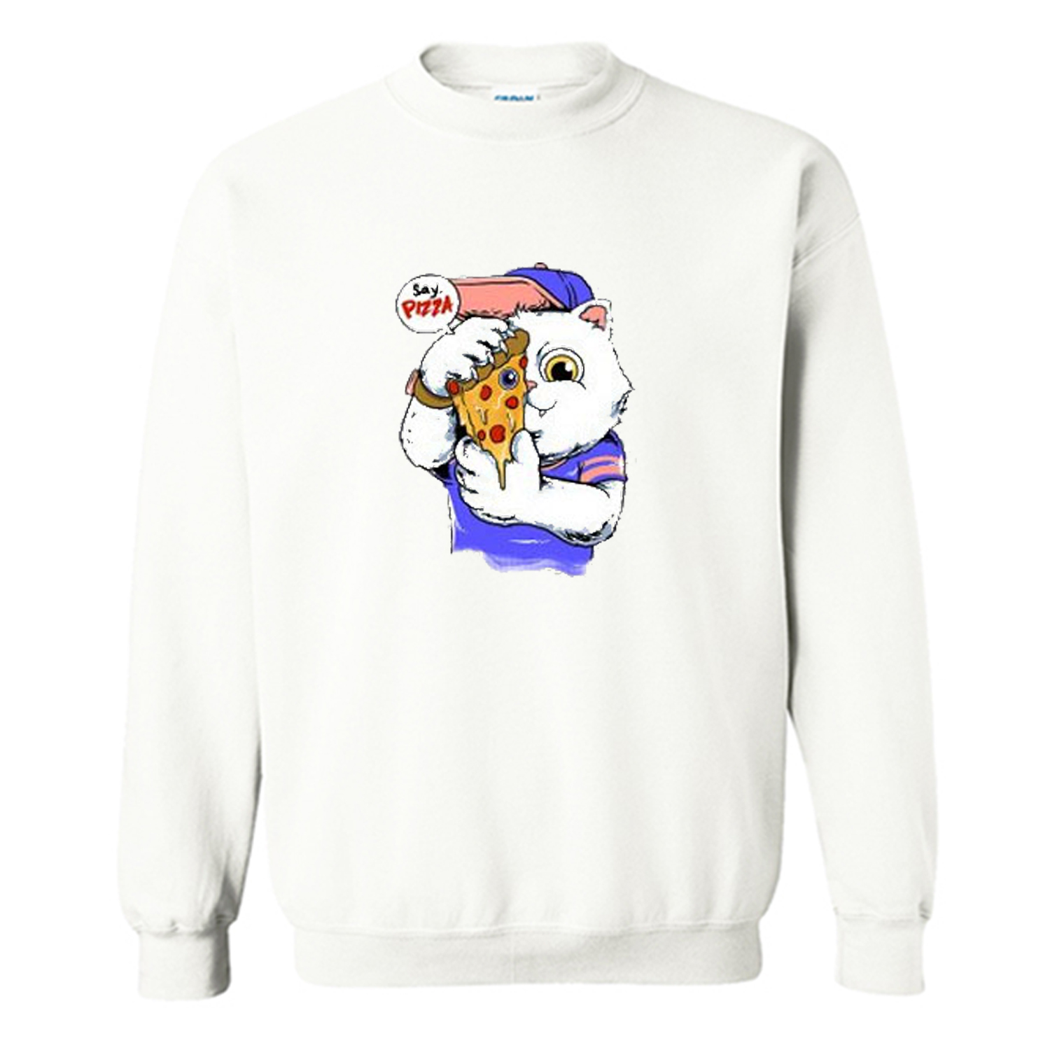 Stay Focus Say Pizza Sweatshirt (BSM)