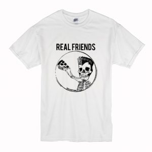 Real Friends Pizza Skeleton T-Shirt (BSM)