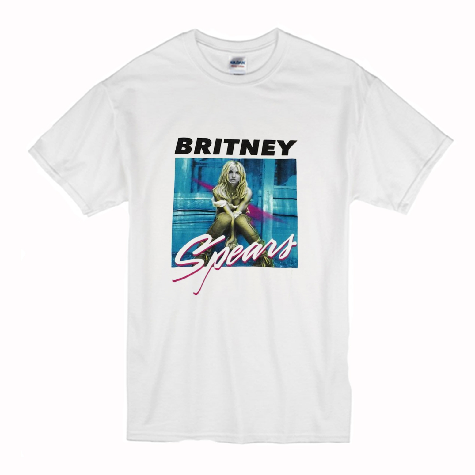 Britney Spears White T-shirt (bsm)