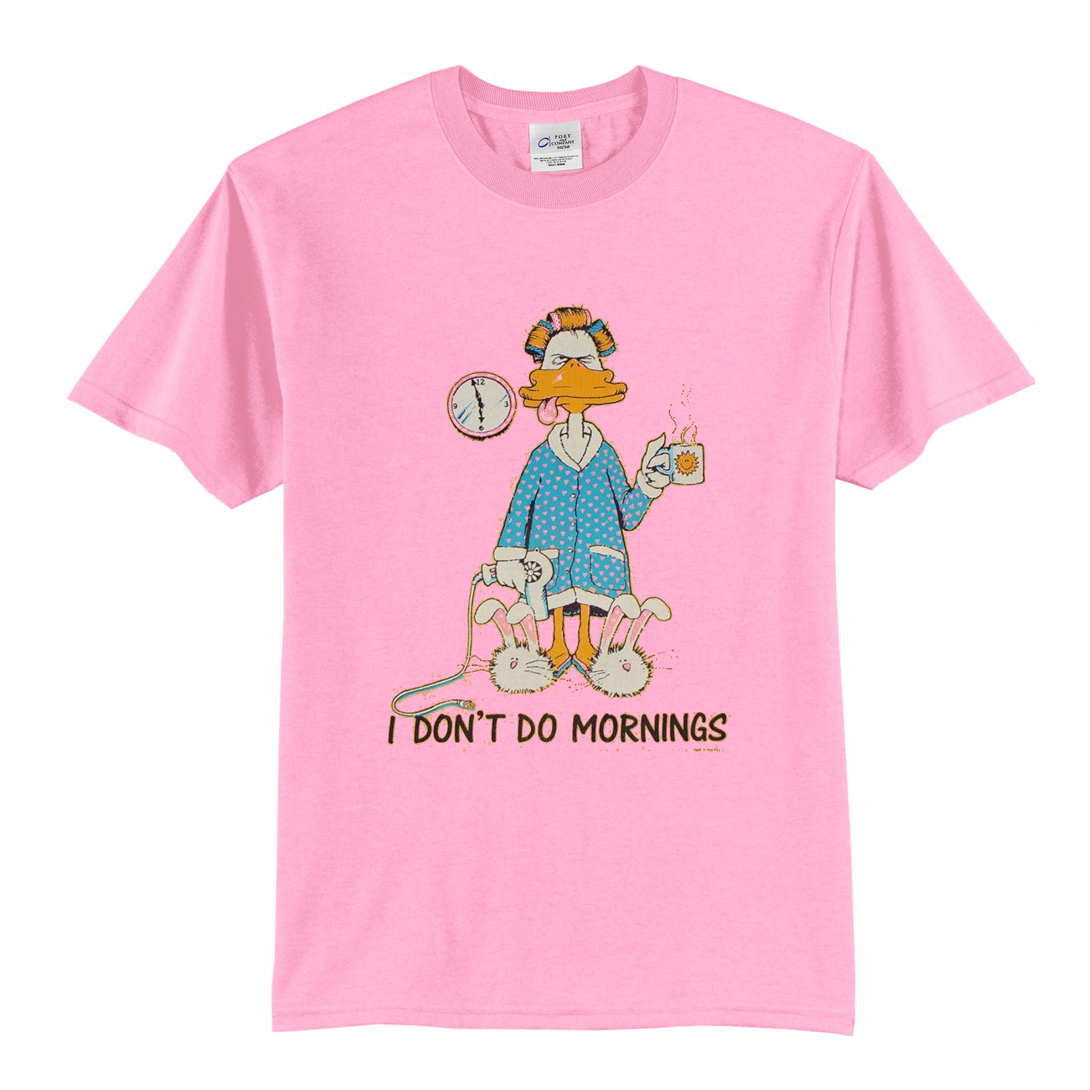 I Don’t Do Mornings Coffee Duck T-Shirt (BSM)