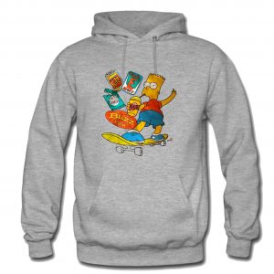 Jerzees Krusty Burger Bart Simpson Hoodie (BSM)