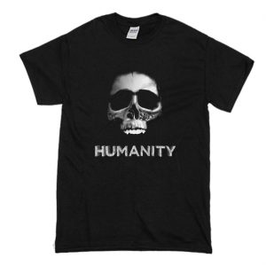Ricky Gervais - Humanity Tour Skull T Shirt (BSM)