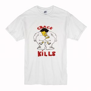 Crak Kills Simpsons T Shirt (BSM)