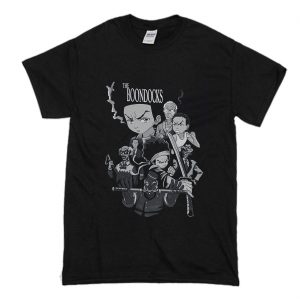 The Boondocks Character Cast Figh T Shirt (BSM)