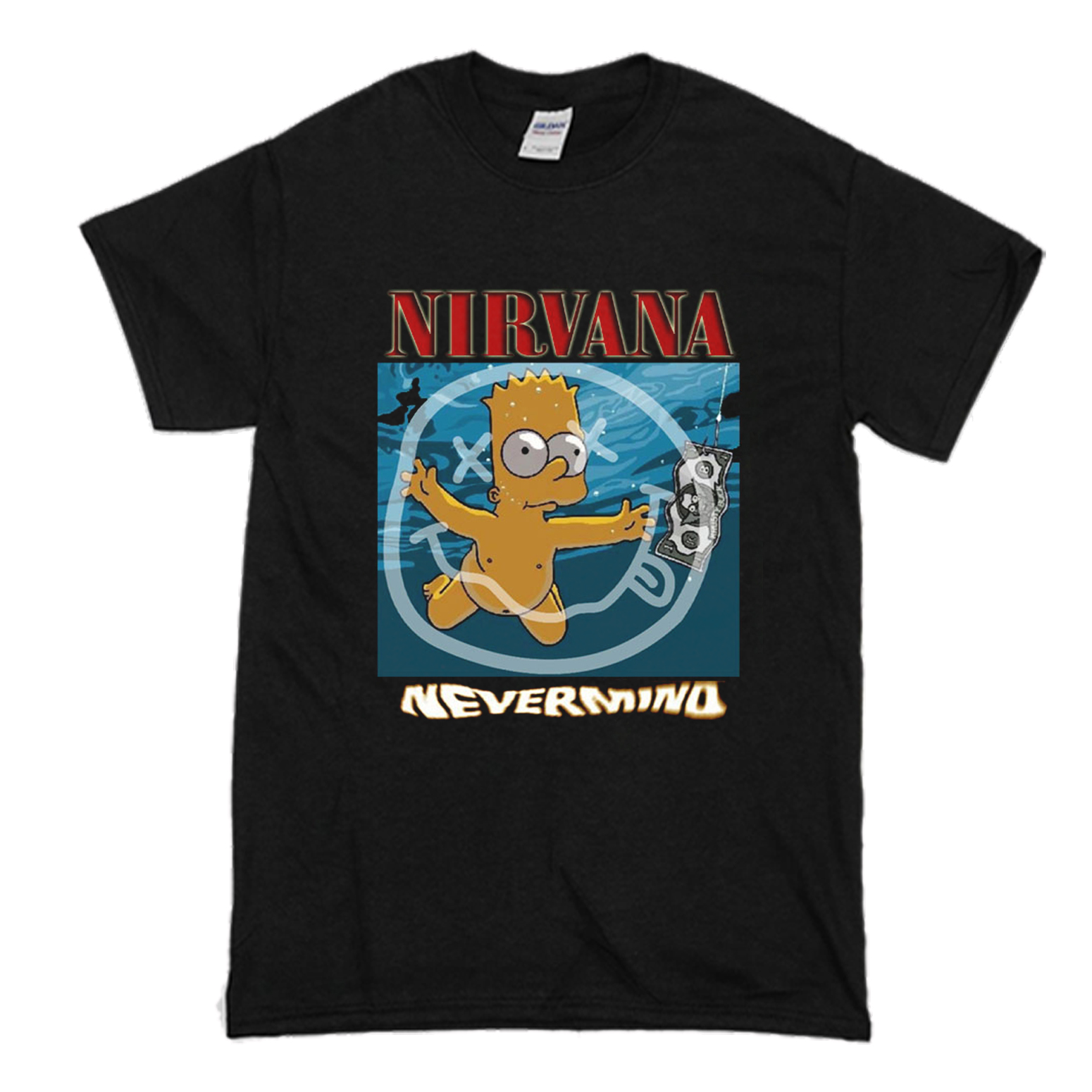 bart simpson nirvana shirt