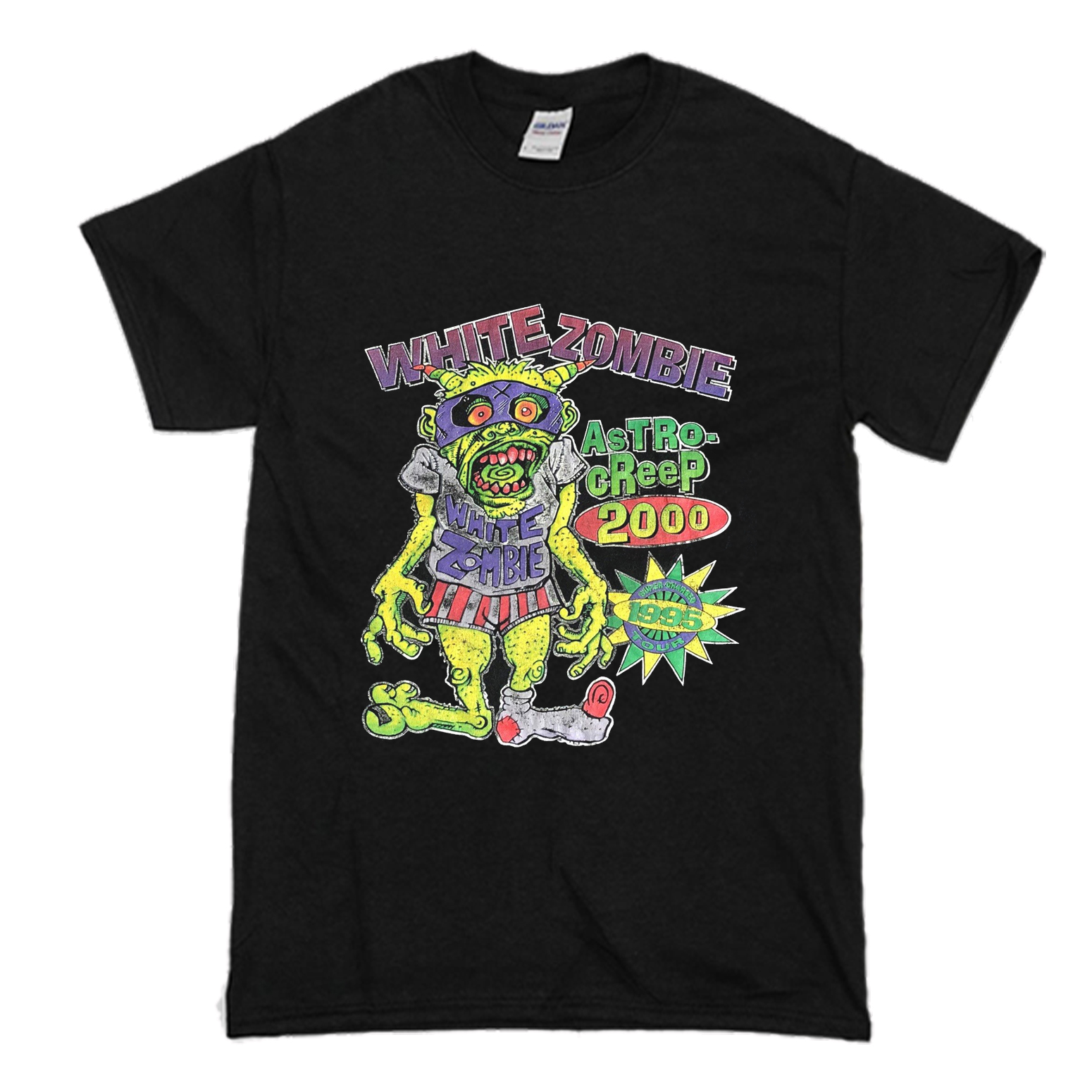 White Zombie Shirt 1995 90 Vintage Tour Astro T Shirt Bsm