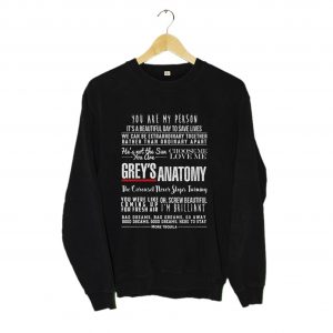 Greys Anatomy Quotes Unisex Heavy Blend Crewneck Sweatshirt (BSM)
