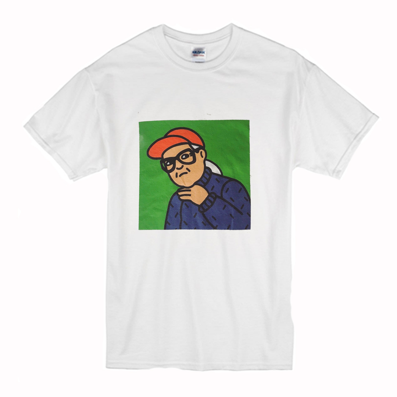 Lili Hayes Cartoon Portrait White T-shirt (BSM)