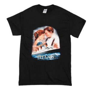 Titanic Leonardo DiCaprio Kate Winslet Movie Poster T Shirt (BSM)