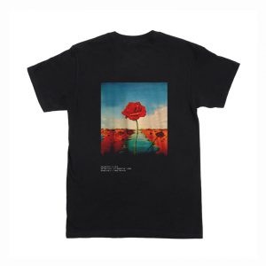 Prosper Sub rosa rose flower T Shirt Back (BSM))