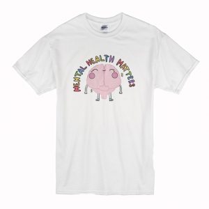 Mental Health Matters T-Shirt White (BSM)