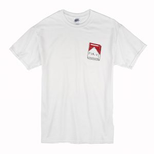 Fitted White Fuk U Cigarette Box T Shirt (BSM)