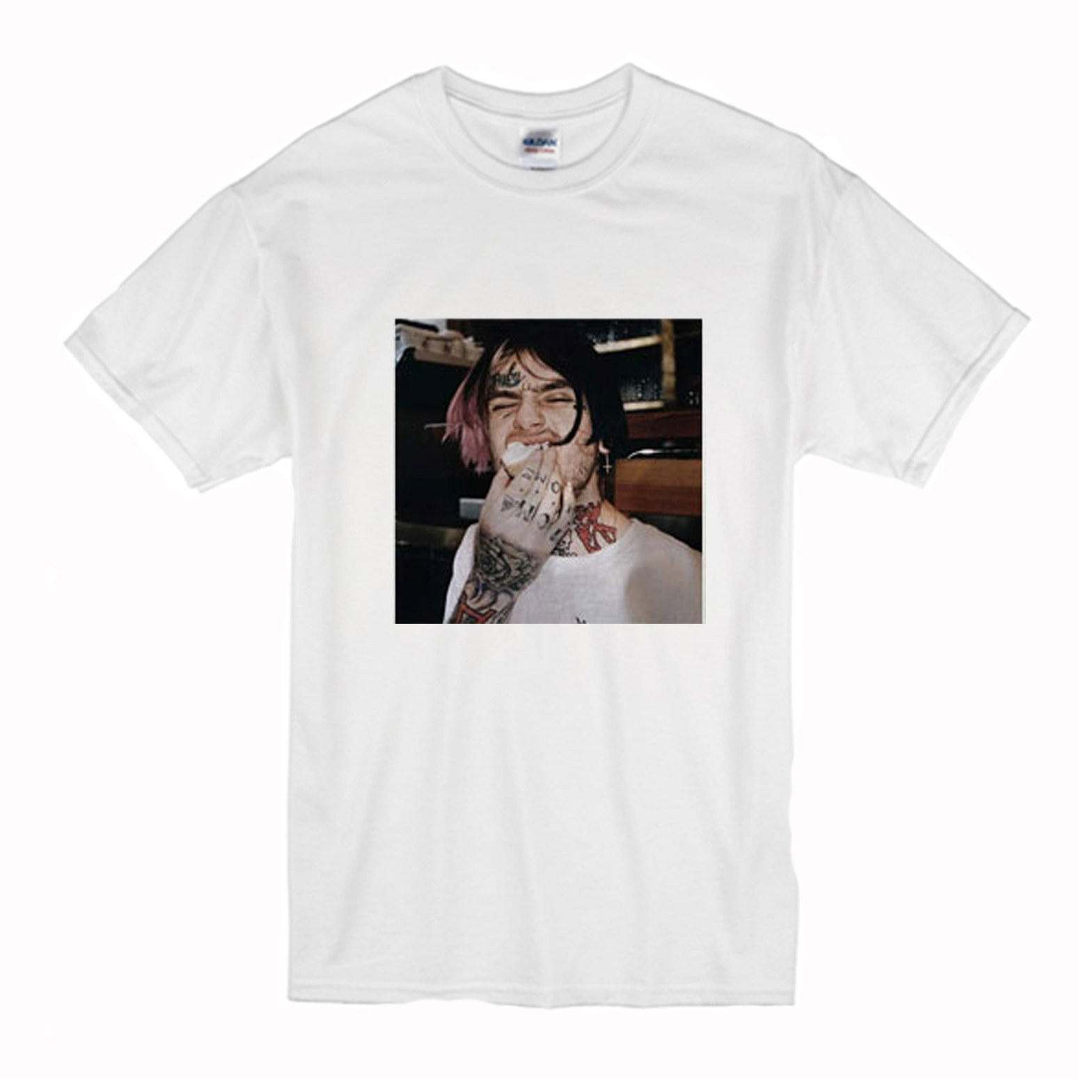 lil peep shirt pink