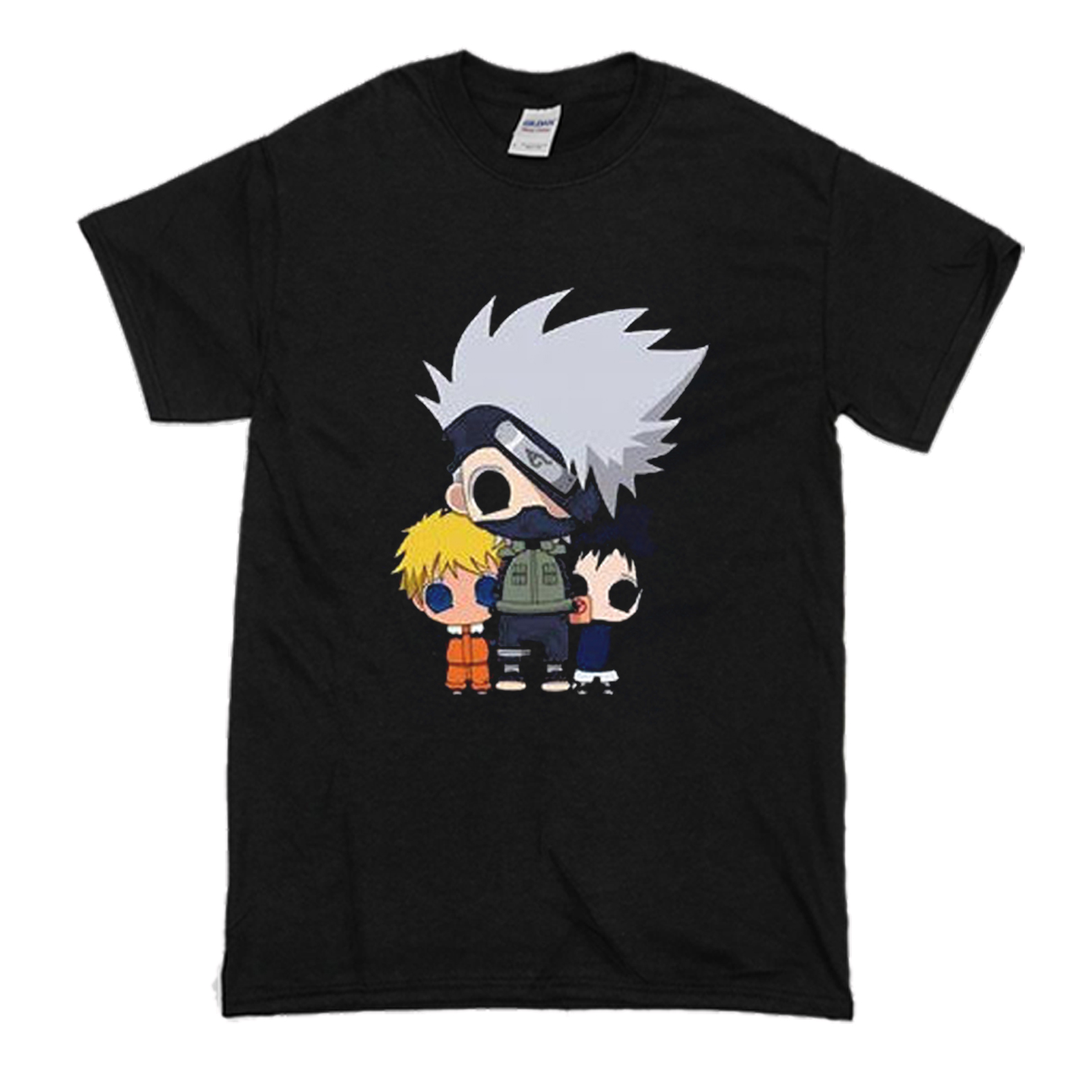 Anime Chibi Kakashi Naruto Sasuke t-shirt (BSM)