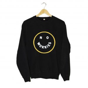 No Worries Sweatshirt Black (BSM)