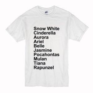 Disney Princess Name T Shirt (BSM)