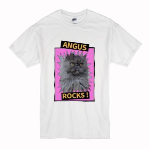 Angus Rocks cat T Shirt (BSM)
