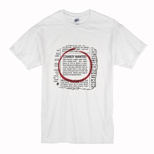 Cowboy Wanted T-Shirt (BSM)