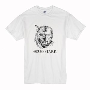 Direwolf Iron Man House Stark T-Shirt (BSM)