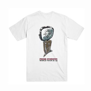 Rush Power Windows 85-86 World T-Shirt (BSM) Back