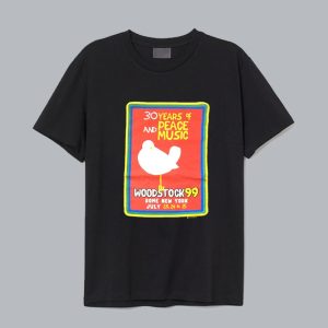 1999 Woodstock 30 Years Of Peace And Music Rome New York Vintage T Shirt AI