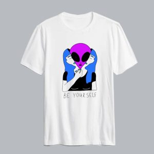 Be Yourself Alien T-Shirt AI