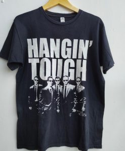 Hangin Tough With NKOTB T Shirt Black AI