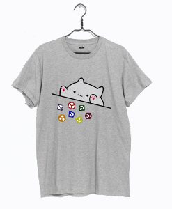 Cat Throwing Dice T-Shirt AI