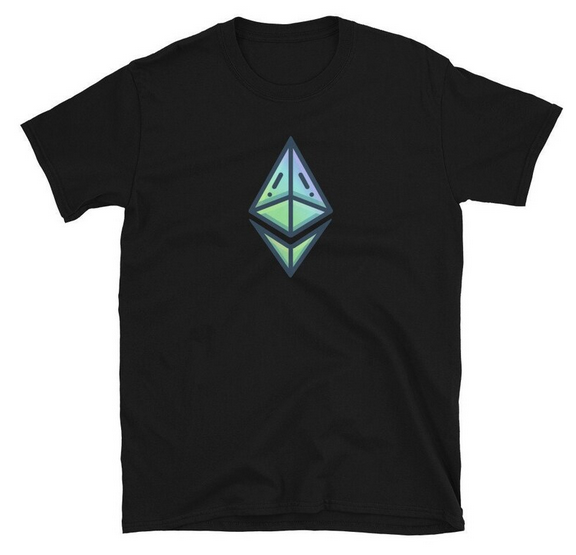 Ethereum Logo Rainbow T-Shirt thd