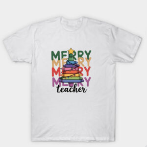 Merry Teacher T Shirt