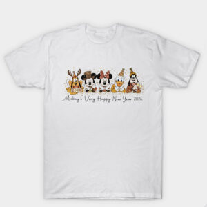 Mouse And Friends New Year T Shirt
