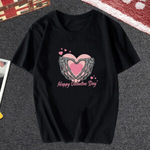 Happy Valentine Day Skeleton T Shirt